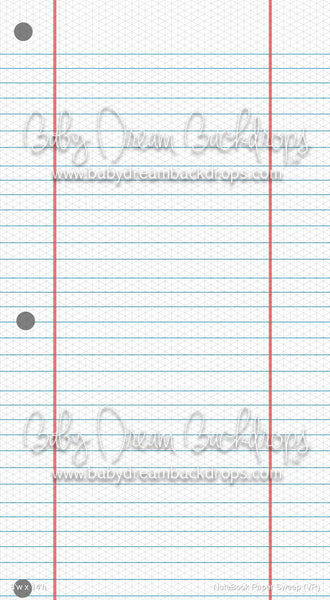 X Drop NoteBook Paper Sweep (VR)