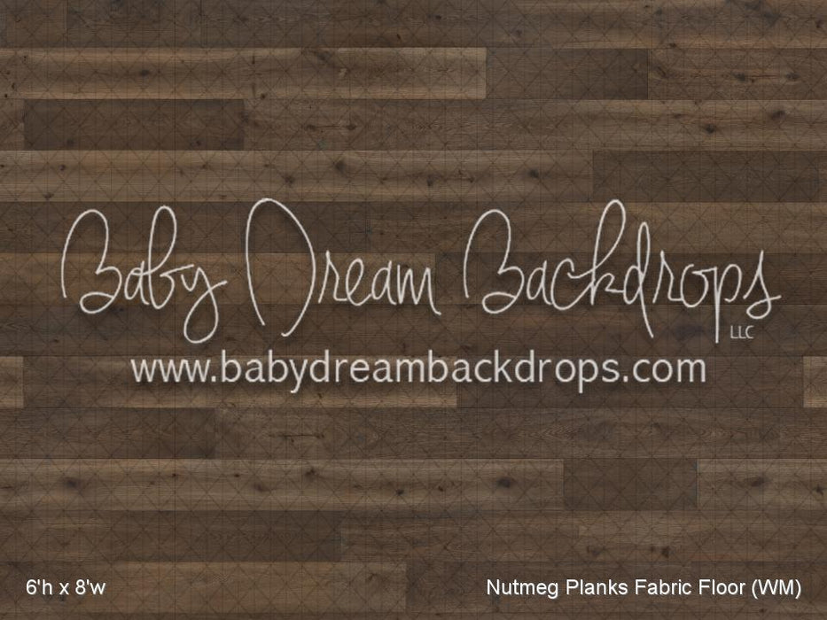 Nutmeg Planks Fabric Floor (WM)