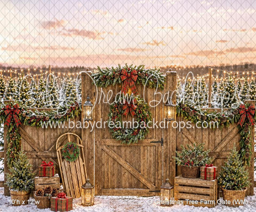 O Christmas Tree Farm Gate (WM)
