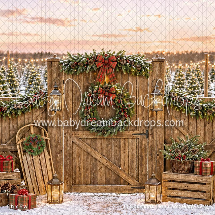 O Christmas Tree Farm Gate (WM)
