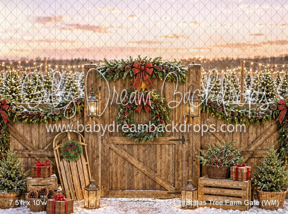 O Christmas Tree Farm Gate (WM)