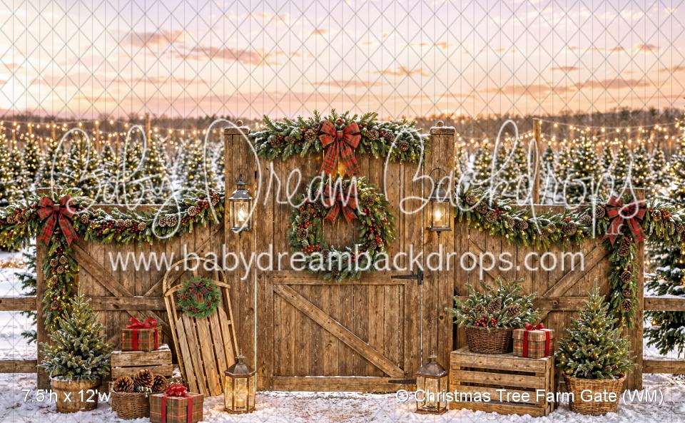 O Christmas Tree Farm Gate (WM)
