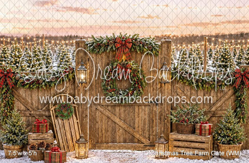 O Christmas Tree Farm Gate (WM)