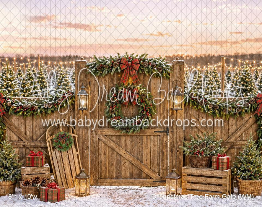 O Christmas Tree Farm Gate (WM)