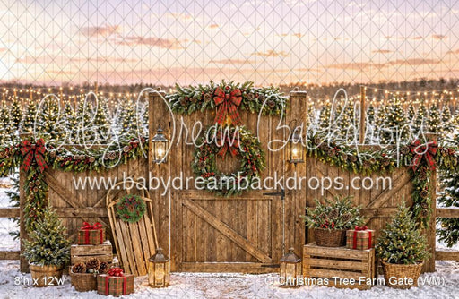 O Christmas Tree Farm Gate (WM)