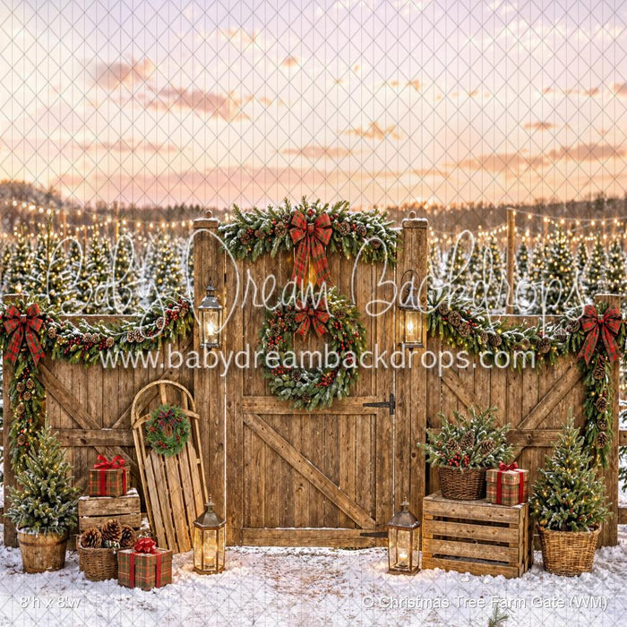 O Christmas Tree Farm Gate (WM)
