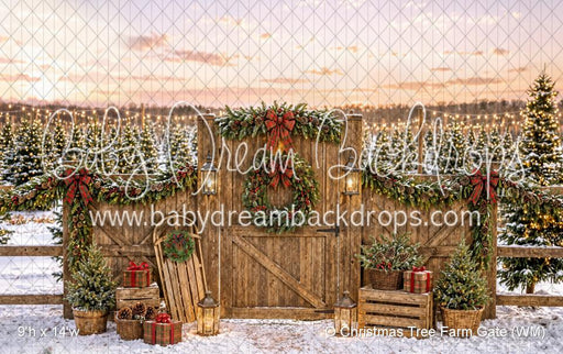 O Christmas Tree Farm Gate (WM)