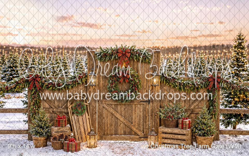 O Christmas Tree Farm Gate (WM)