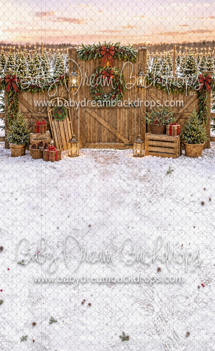 O Christmas Tree Farm Gate Sweep (WM)