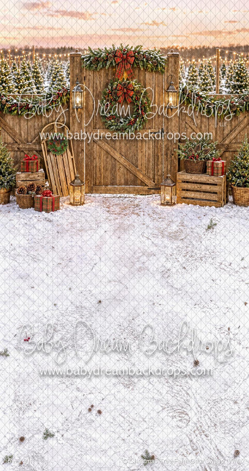 O Christmas Tree Farm Gate Sweep (WM)