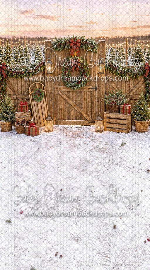 O Christmas Tree Farm Gate Sweep (WM)