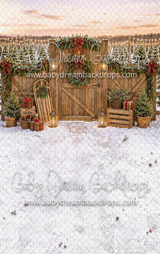 O Christmas Tree Farm Gate Sweep (WM)