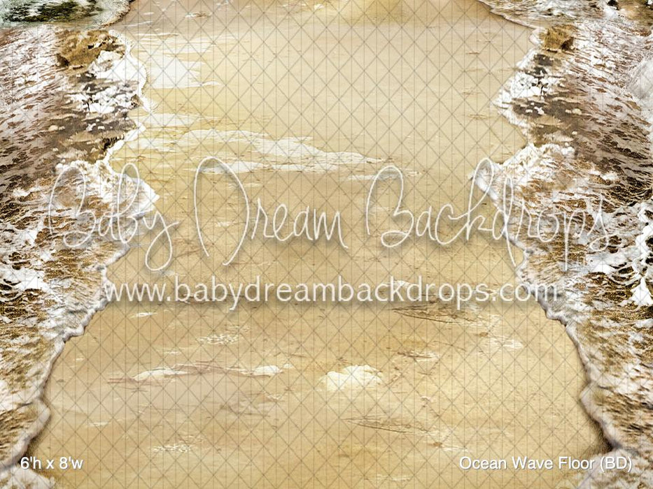 Ocean Wave Fabric Floor (BD)
