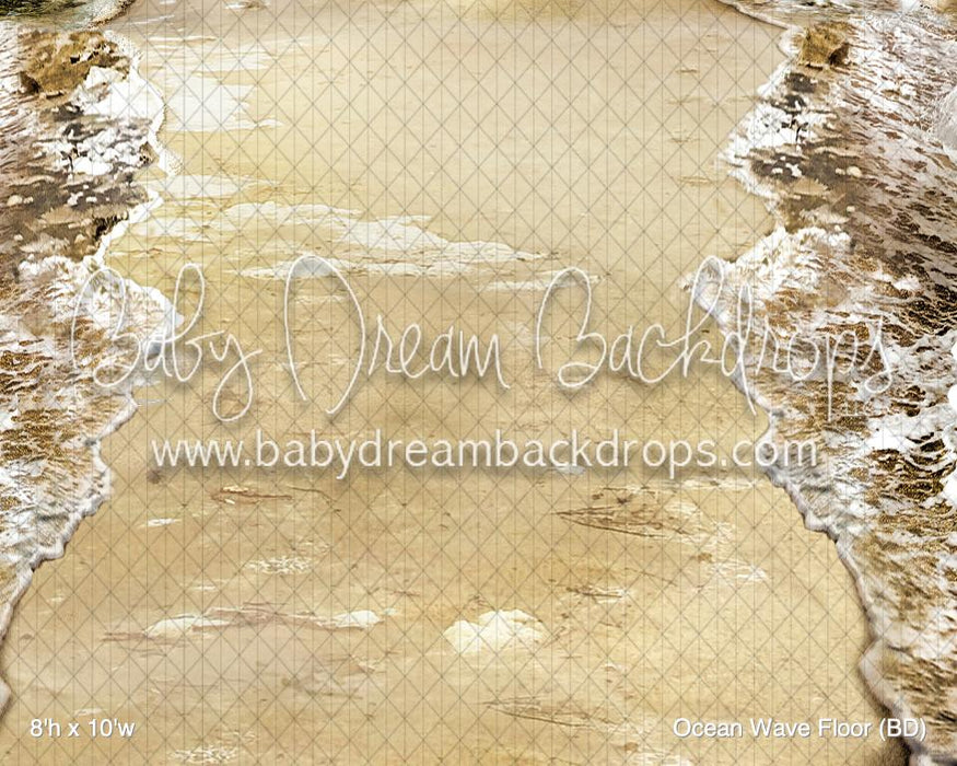Ocean Wave Fabric Floor (BD)