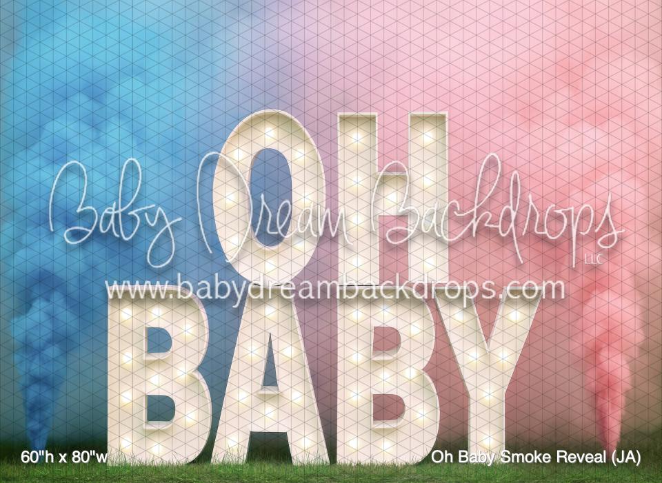 Oh Baby Smoke Reveal (JA) — Baby Dream Backdrops