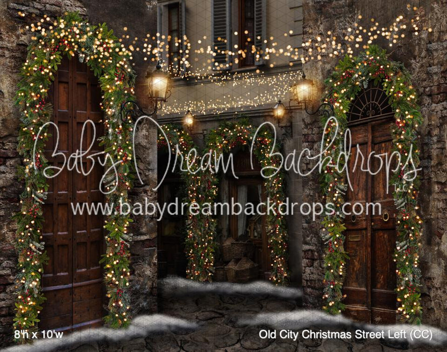 Old City Christmas Left Street