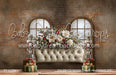 Old Mill Christmas Cream Headboard (VR)