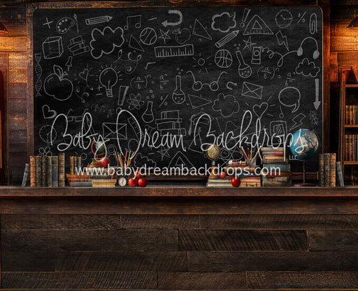 Old School Desk (Doodles) (JA)