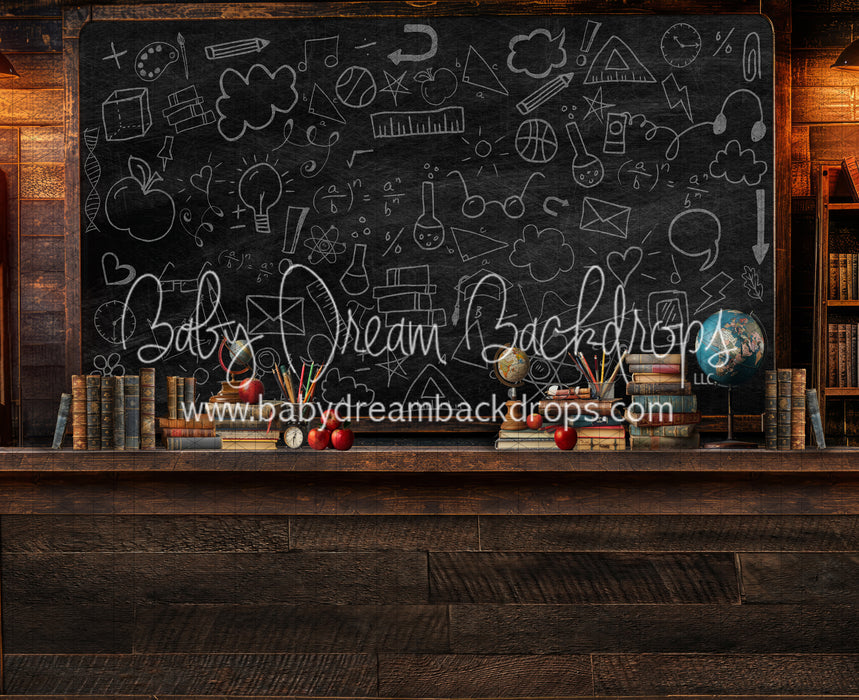 Old School Desk (Doodles) (JA)