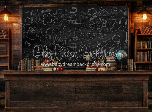 Old School Desk (Doodles) (JA)