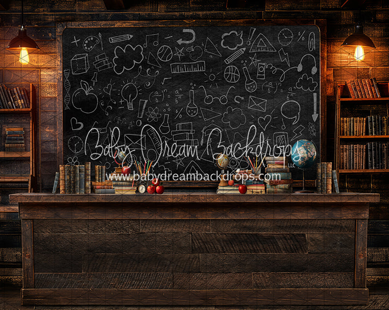 Old School Desk (Doodles) (JA)