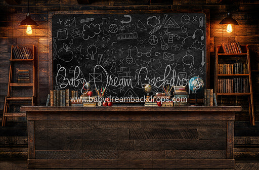 Old School Desk (Doodles) (JA)