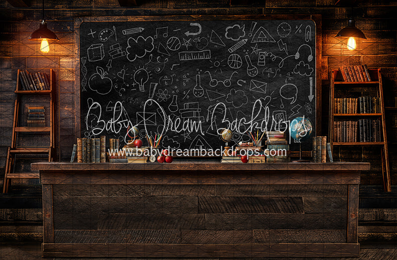 Old School Desk (Doodles) (JA)