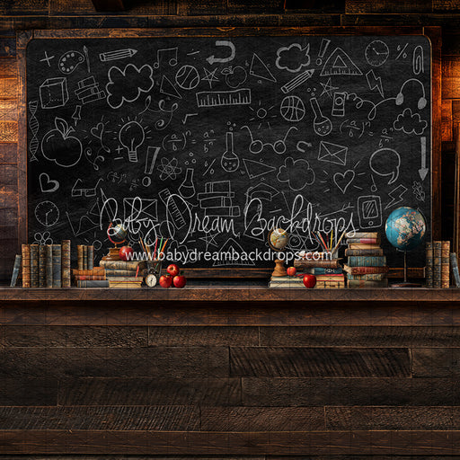 Old School Desk (Doodles) (JA)