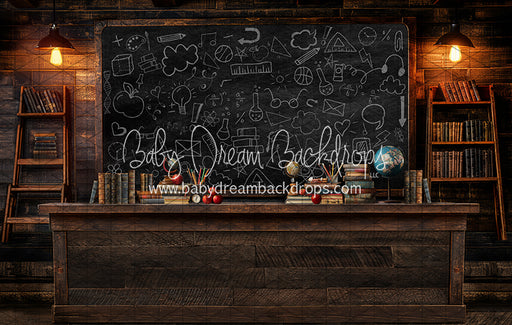 Old School Desk (Doodles) (JA)