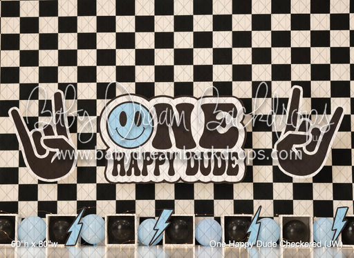 One Happy Dude Checkered (JW)