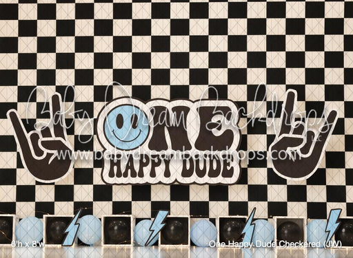 One Happy Dude Checkered (JW)