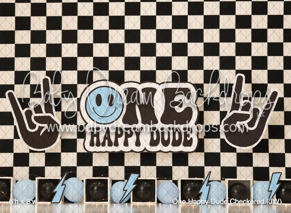 One Happy Dude Checkered (JW)