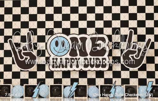 One Happy Dude Checkered (JW)