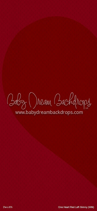 One Heart Red Left Skinny (WM)