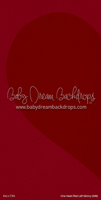 One Heart Red Left Skinny (WM)