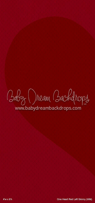 One Heart Red Left Skinny (WM)