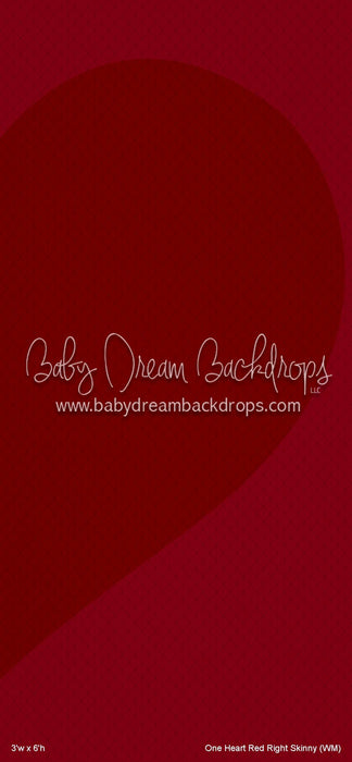 One Heart Red Right Skinny (WM)