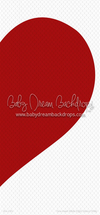 One Heart White Right Skinny (WM)