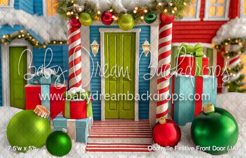 Ooohville Festive Front Door (JA)