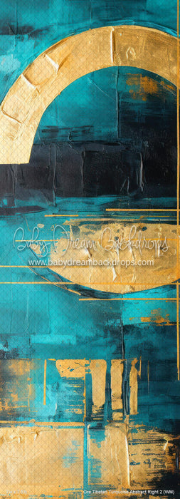 Ore Tibetan Turquoise Abstract Right 2 (WM)