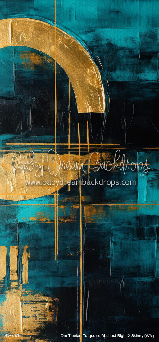 Ore Tibetan Turquoise Abstract Right 2 Skinny (WM)