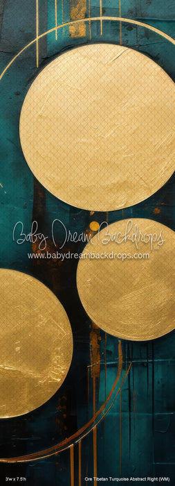 Ore Tibetan Turquoise Abstract Right (WM)