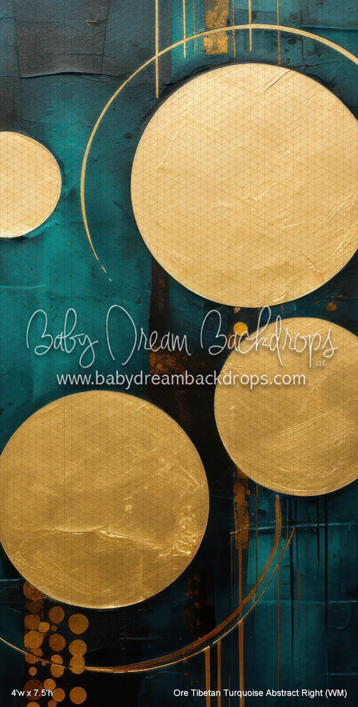 Ore Tibetan Turquoise Abstract Right (WM)