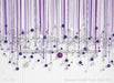 Ornament Curtain Purple Silver (JG)