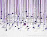 Ornament Curtain Purple Silver (JG)