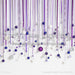 Ornament Curtain Purple Silver (JG)