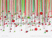Ornament Curtain Red Green (JG)
