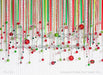 Ornament Curtain Red Green (JG)