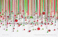 Ornament Curtain Red Green (JG)