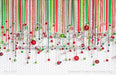 Ornament Curtain Red Green (JG)